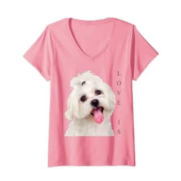 Camisa perro Maltés regalo para dueños