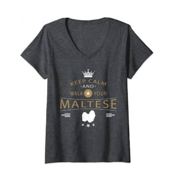 Camiseta moda mujer perro Bichón Maltés