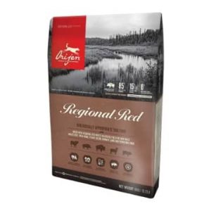 Orijen Regional Red pienso con pollo para perros