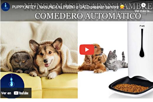 video tutorial como usar comedero automatico puppy kitty