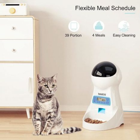 mejor comedero-automatico-iseebiz-para-mascotas comprar