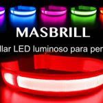 masbrill collar led luminoso perros