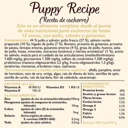 pienso-cachorro-lilys-kitchen-ingredientes