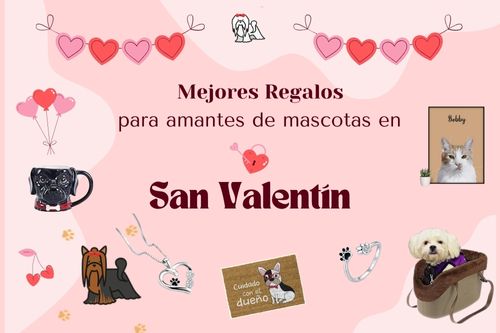 regalos originales para amantes de mascotas en San Valentín