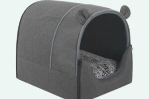 cama caseta con orejas para cachorro comprar amazon