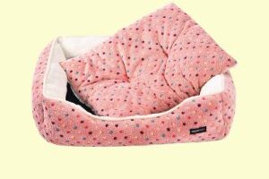 cama pequeña rosa para cachorro comprar amazon