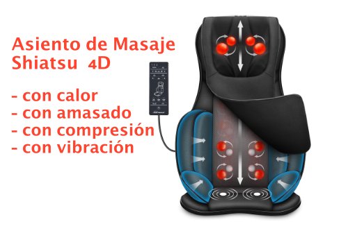 asiento de masaje shiatsu barato oferta prime amazon