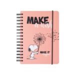 libreta bonita snoopy haz deseo