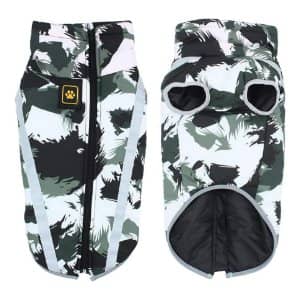 idepet abrigo para perro pequeño estilo militar