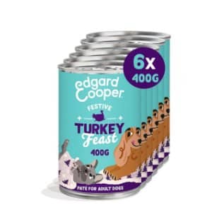 Edgard & Cooper Latas Paté Natural Sin Cereales Pavo y Calabaza para Perros