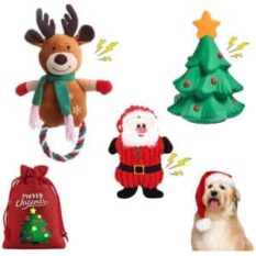 juguetes navidad con sonido para perros pequenos