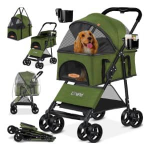 mejor carrito perro 2 en 1 con cesta amazon