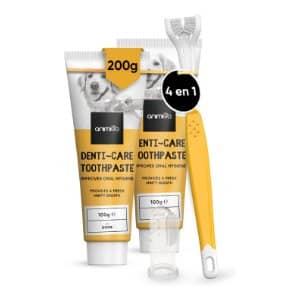 set 2 pastas dentales para perros