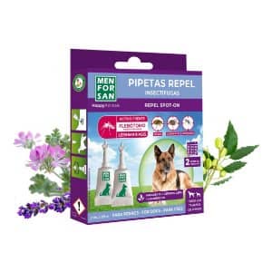 pipetas perro antipulgas con geraneo