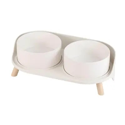 ahx comedero elevado de ceramica para perros pequeños