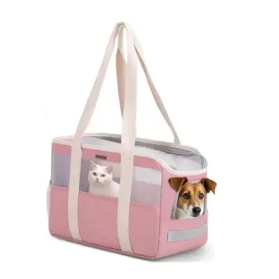 ALLSOPETS Bolso plegable transpirable con correa seguridad