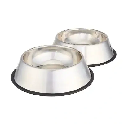 amazon basic platos acero inoxidable para perros cachorros