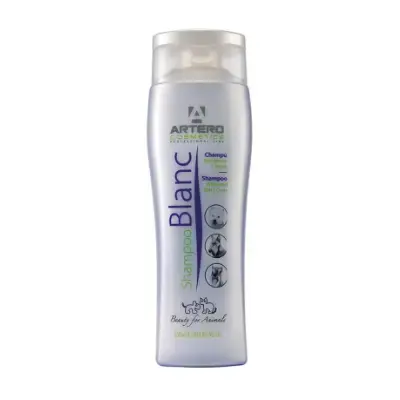 Productos de Cosmética para Bichón Maltés Artero Blanc Champú blanqueador para perros de pelaje blanco