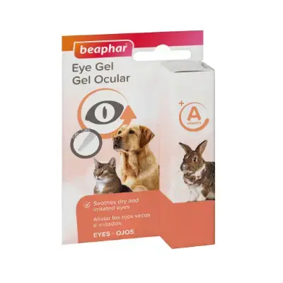 Beaphar Gel ocular para mascotas desinfecta elimina manchas bajo ojos