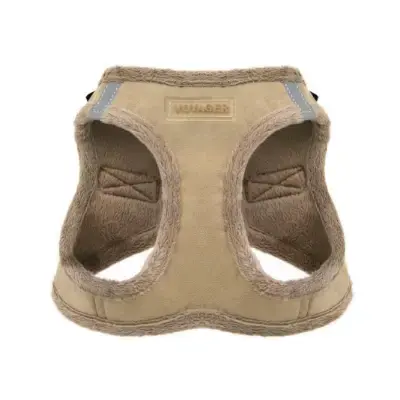 Best Pet Arnés chaleco de felpa perros pequeños color café XS