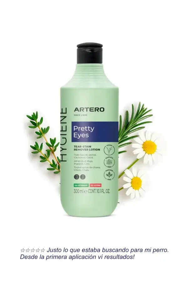 cosmetica artero para perros bichon maltes