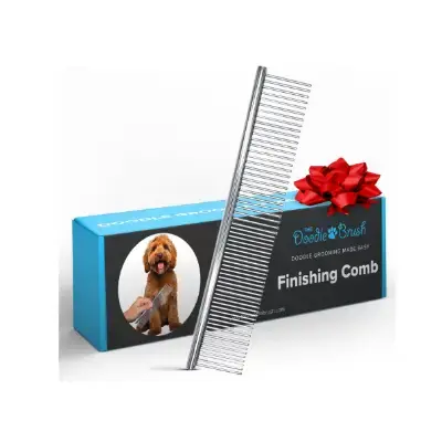 The Doodle Brush Peine de metal perros para desenredar pelo largo
