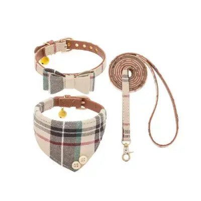 expawlorer Juego collar y correa para perros miniatura y toy