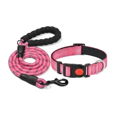 haapaw Collar perro reflectante Acolchado neopreno suave