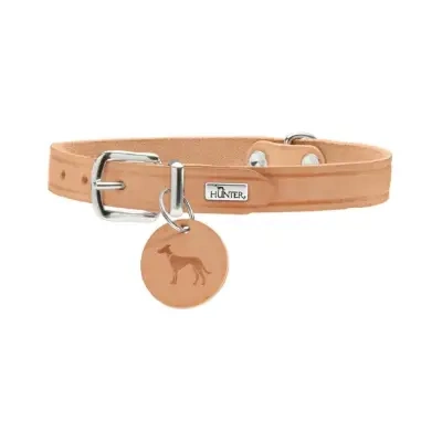 HUNTER Collar Aalborg piel de vaca auténtica perros pequeños