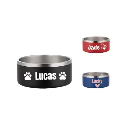JMIPET Cuencos personalizados para perros con nombre