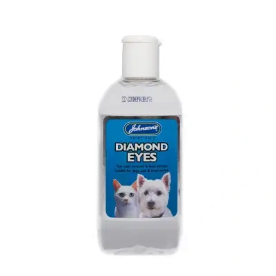 Johnsons Diamond Eyes blanqueador manchas de lágrimas perros maltes