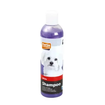 Productos de Cosmética para Bichón Maltés karlie champoo pelaje blanco perro