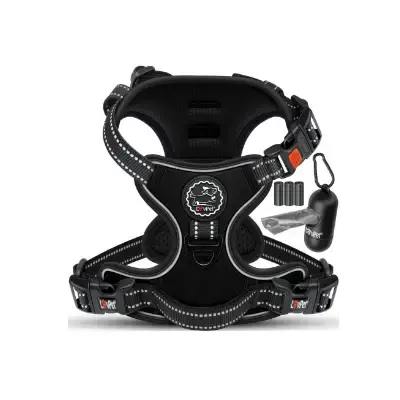 Lovpet® Arnés para perros sin tirones reflectante con asa