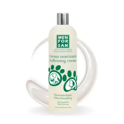 MENFORSAN Crema Suavizante desenredante para perros pelaje sedoso