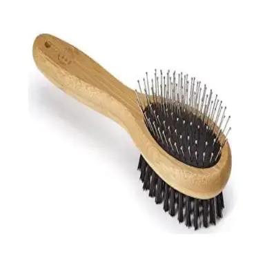 mikki cepillo mixto cerdas suaves para perros