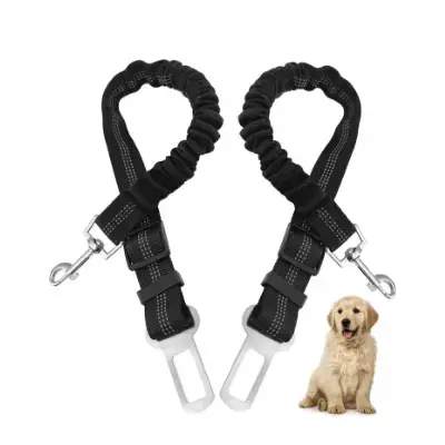 Nutabevr 2 Correas para perros para auto longitud ajustable