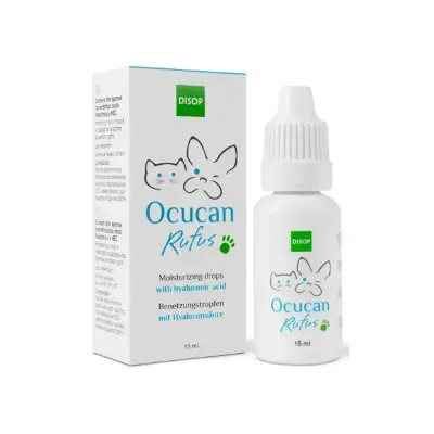 Ocucan Gotas hidratantes para ojos perros con ácido hialurónico