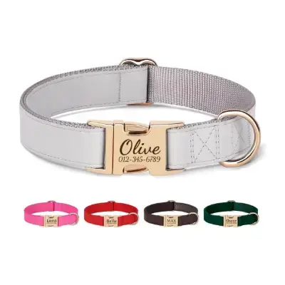pet artist Collar de nailon personalizado para perros pequeños