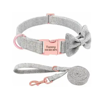 pet artist Collar personalizado con correa para perros