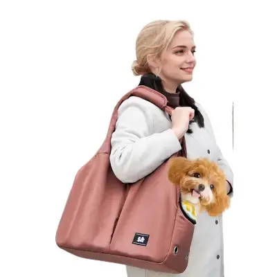 PETCUTE Bolsa transporte perro miniatura correa interior