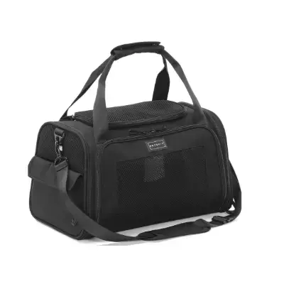 Petsfit Transportin perro avión plegable con correa de hombro