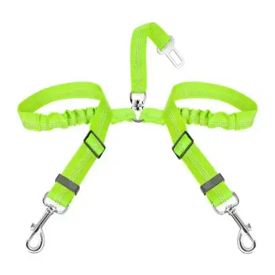 slowtown Cinturón de seguridad doble para perros coche