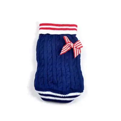 SMALLLEE_LUCKY_STORE Suéter jersey invierno de punto para cachorro XXS