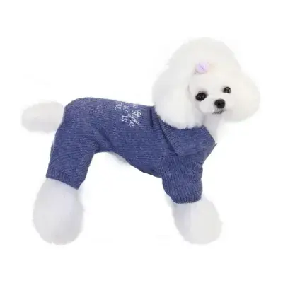 sueter lana azul para perros amazon