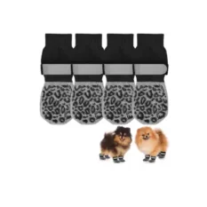 suprovare 4 calcetines antideslizantes para perros para exteriores