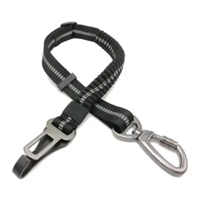 swauswauk Correa para perros auto mosquetón mejorado antichoque