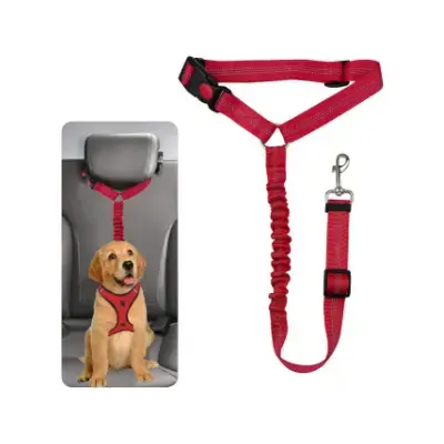 swauswauk Correa cinturon de seguridad para perro en auto