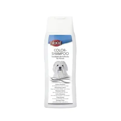 Productos de Cosmética para Bichón Maltés trixie champoo color para perros maltes