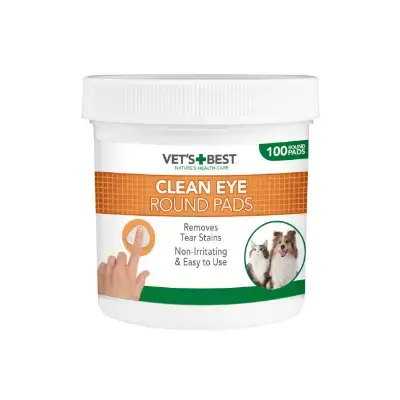 Vet's Best Almohadillas limpieza ojos naturales para perros