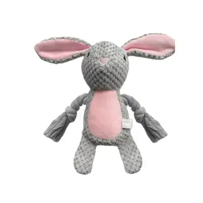 yuremeey Peluche con sonido para perros resistente a mordeduras